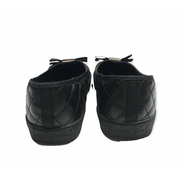 Michael Kors Shoes 'CaliTracie’ Quilted Flats Ballet US 4 Black - Picture 3 of 12
